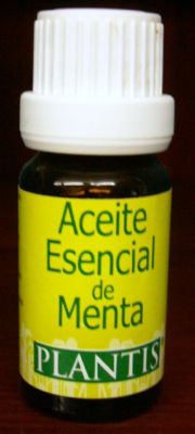 Aromaterapia. Aceite esencial de menta